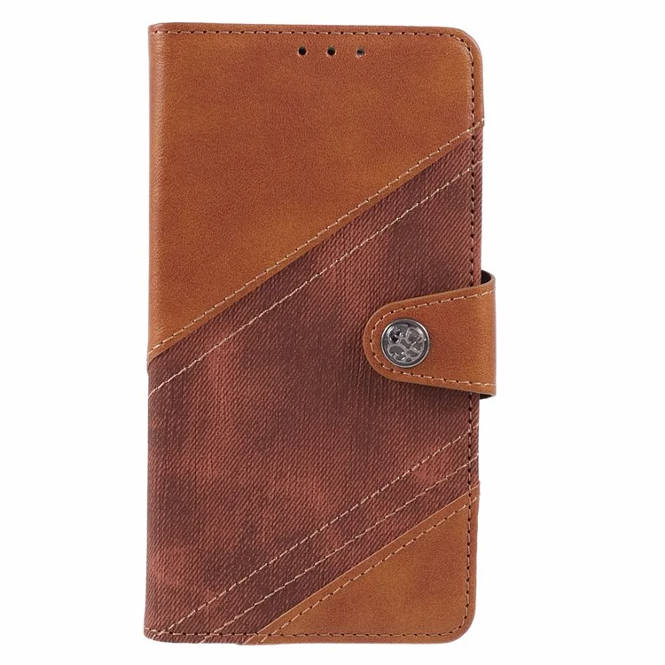 Cell Phone Cover for OnePlus 12R 5G / Ace 3 5G PU Leather Magnetic Wallet Stand Case - Brown