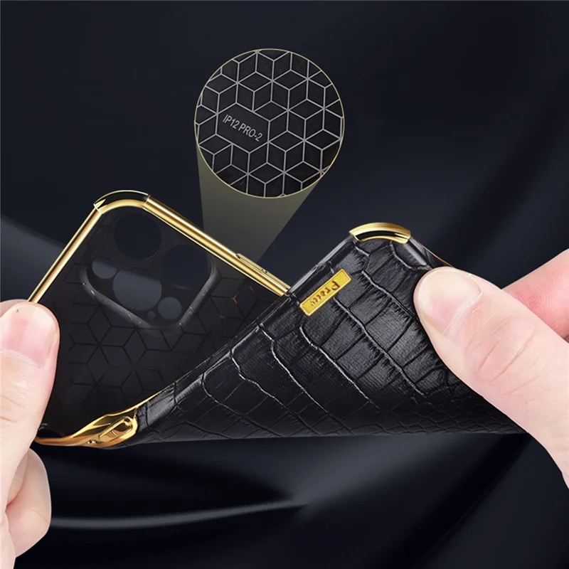 For Samsung Galaxy A05s 4G Case Crocodile Texture Electroplated Leather+TPU Phone Protection Cover - White