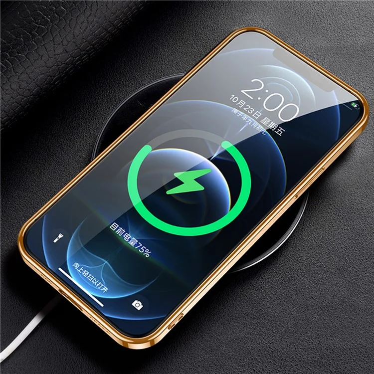 Für Samsung Galaxy A35 5G Case 6D Elektroplattierung Smartphone Krokodilleder Textur Abdeckung - Grün