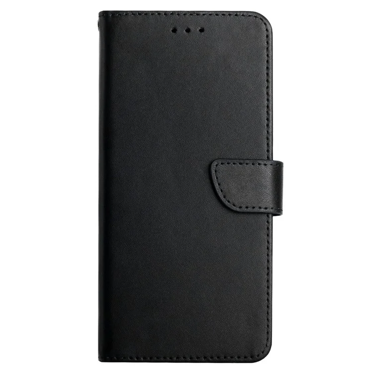 HT02 для Xiaomi Redmi 13C 4G / 5G / 13R 5G / Poco M6 5G / Poco C65 4G Чехол-бумажник из натуральной кожи - Черный