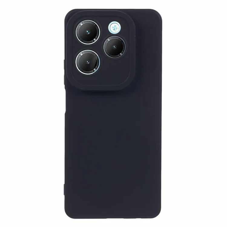 Für Infinix Hot 40 / Hot 40 Pro TPU-Gehäuse, gerade Kante, Handyhülle mit präzisen Aussparungen - Schwarz