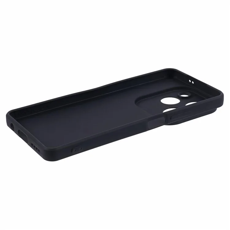 Für Infinix Hot 40 / Hot 40 Pro TPU-Gehäuse, gerade Kante, Handyhülle mit präzisen Aussparungen - Schwarz