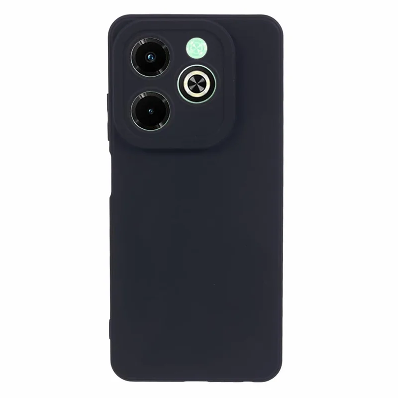 Soft TPU Cover for Infinix Hot 40i Phone Case Straight Edge - Black