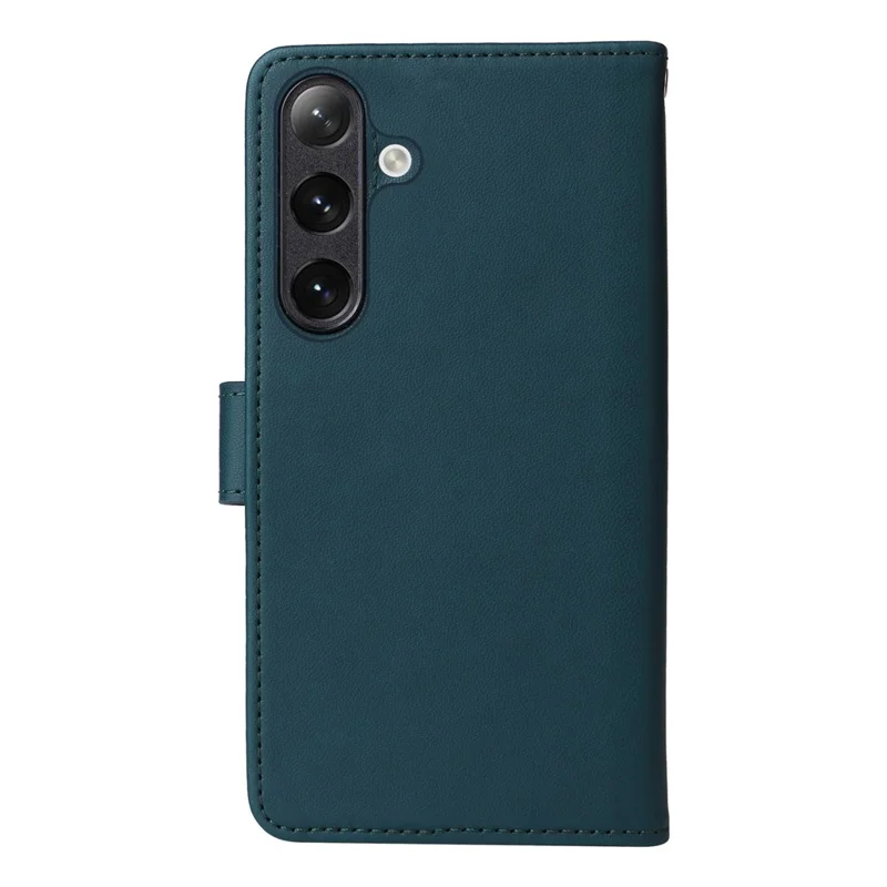 For Samsung Galaxy S24+ Magnetic Case BETOPNICE Detachable PU Leather Phone Cover with Strap - Blue