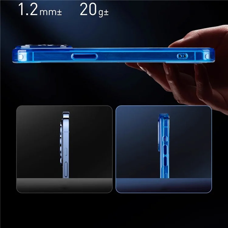 Per iPhone 15 Pro Custodia Slim Compatibile con MagSafe Supporto Kickstand TPU+PC Custodia Telefonica - Arancione