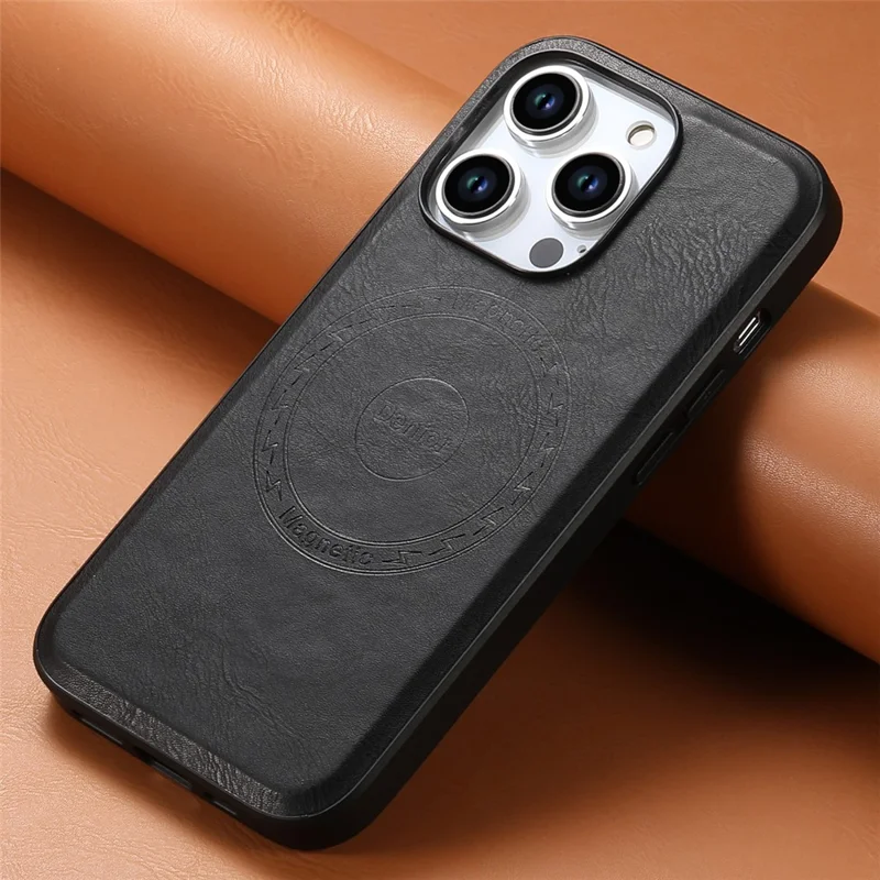 DENIOR For iPhone 15 Pro Phone Case Compatible with MagSafe Anti-Scratch Phone Cover - Black