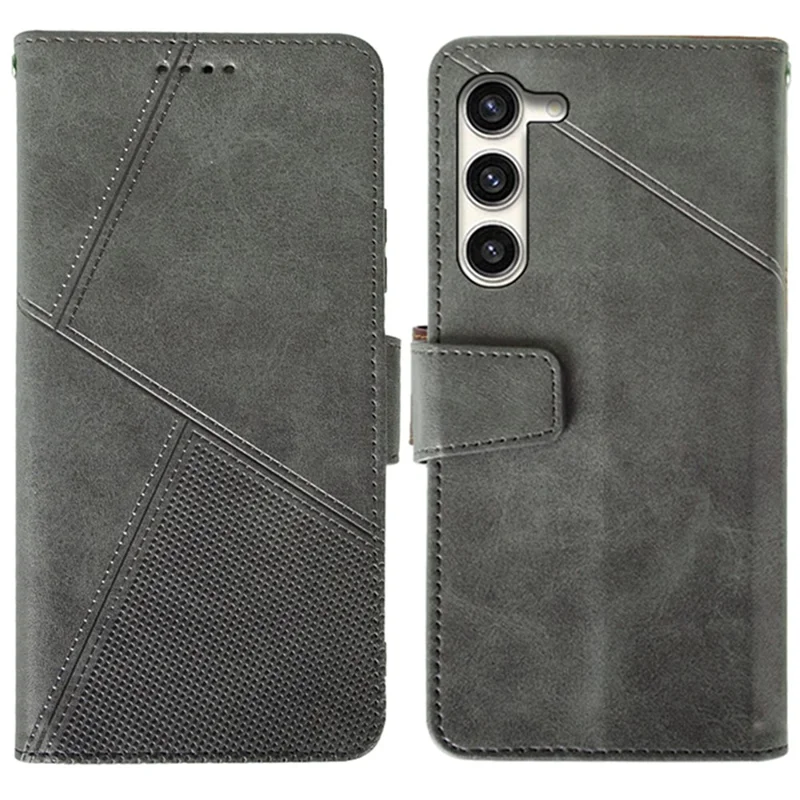 IDEWEI For Samsung Galaxy S24 Leather Case Protective Phone Cover with Wallet Card Holder - Black