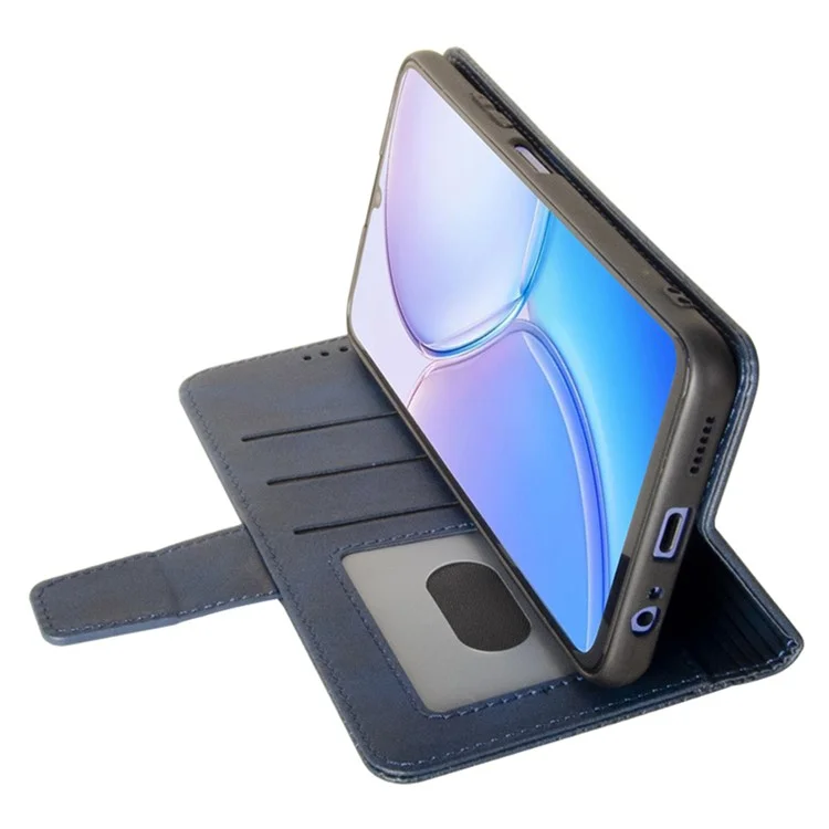 IDEWEI Für Samsung Galaxy S24 Ultra Wallet Case Leder Phone Cover Kartenfach - Blau