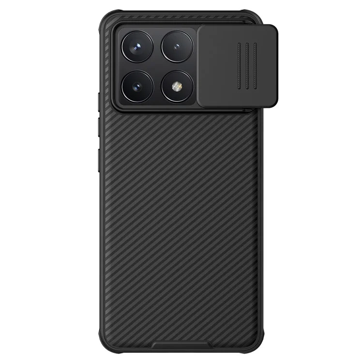 NILLKIN Camshield Pro Series для Xiaomi Poco F6 Pro 5G / Redmi K70 5G / K70 Pro 5G Чехол для телефона с защитой камеры - Черный
