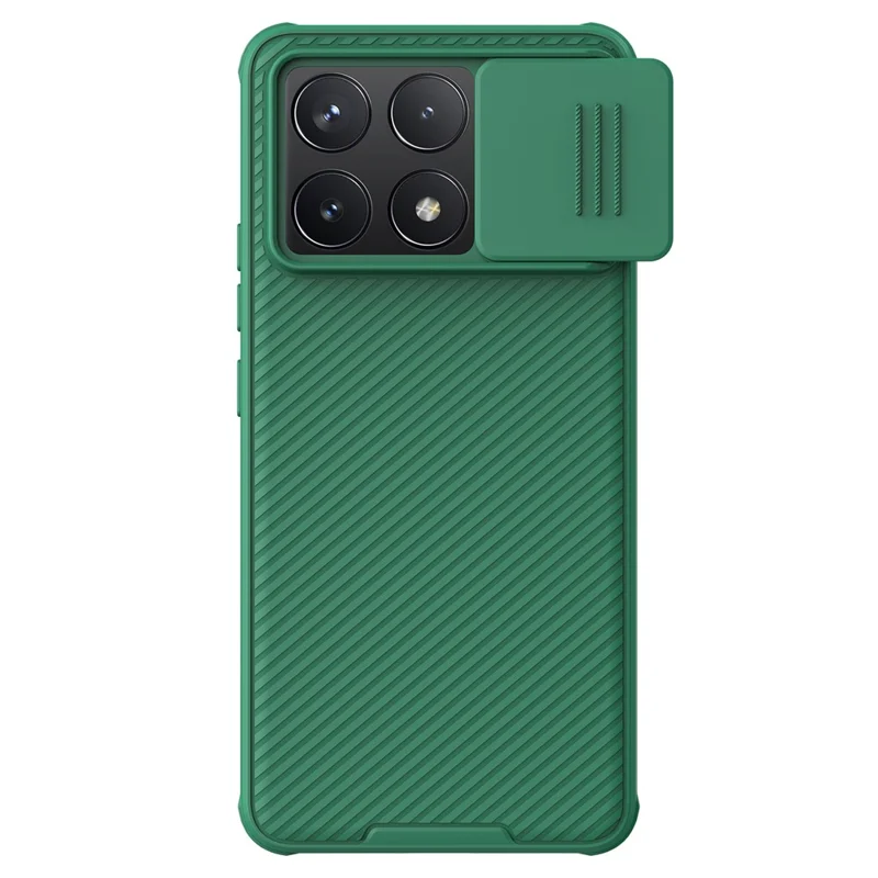 NILLKIN Camshield Pro Series For Xiaomi Poco F6 Pro 5G / Redmi K70 5G / K70 Pro 5G Phone Case Slide Camera Protection - Green