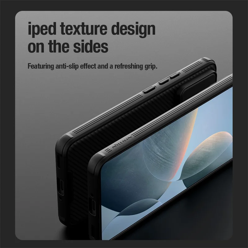 NILLKIN Camshield Pro Series For Xiaomi Poco F6 Pro 5G / Redmi K70 5G / K70 Pro 5G Phone Case Slide Camera Protection - Green