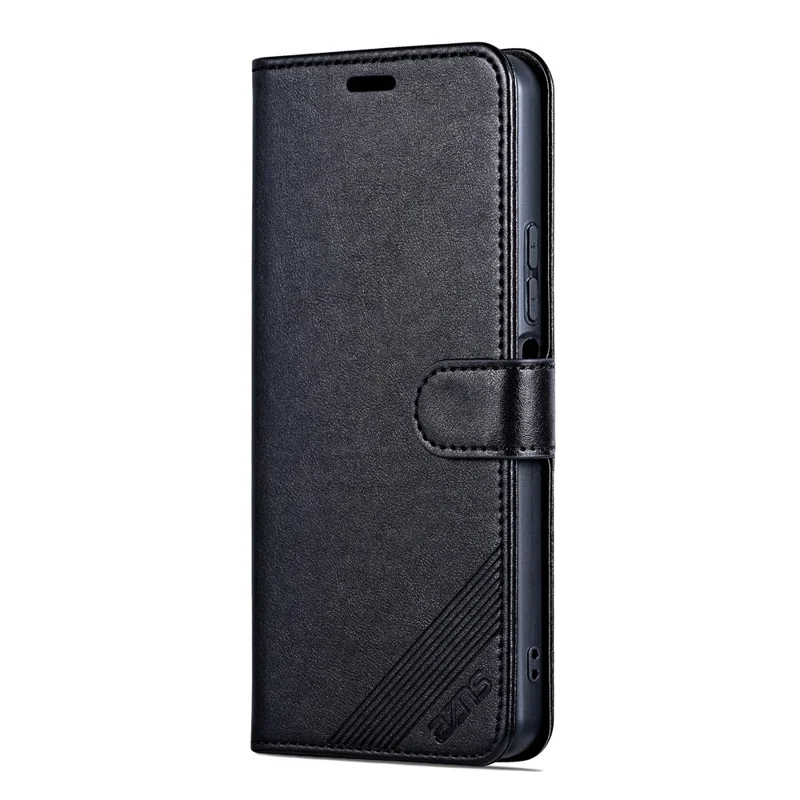 AZNS For vivo Y100i 5G Case PU Leather Flip Wallet Phone Cover - Black