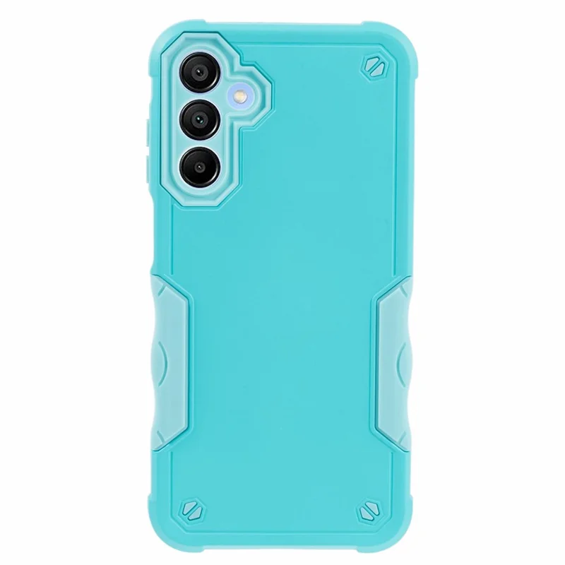 For Samsung Galaxy A15 4G / 5G Phone Case PC+TPU Dual-Layer Protective Cover - Mint Green