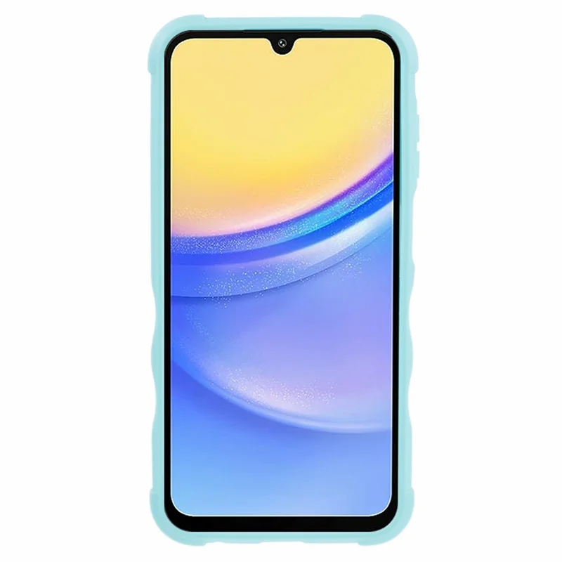 For Samsung Galaxy A15 4G / 5G Phone Case PC+TPU Dual-Layer Protective Cover - Mint Green