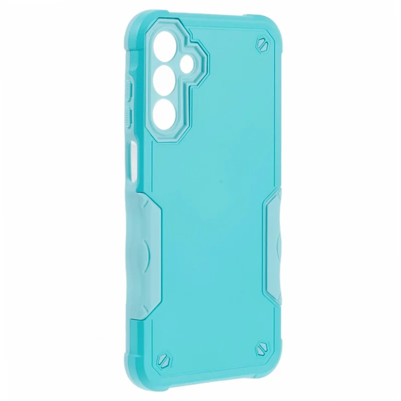 For Samsung Galaxy A15 4G / 5G Phone Case PC+TPU Dual-Layer Protective Cover - Mint Green