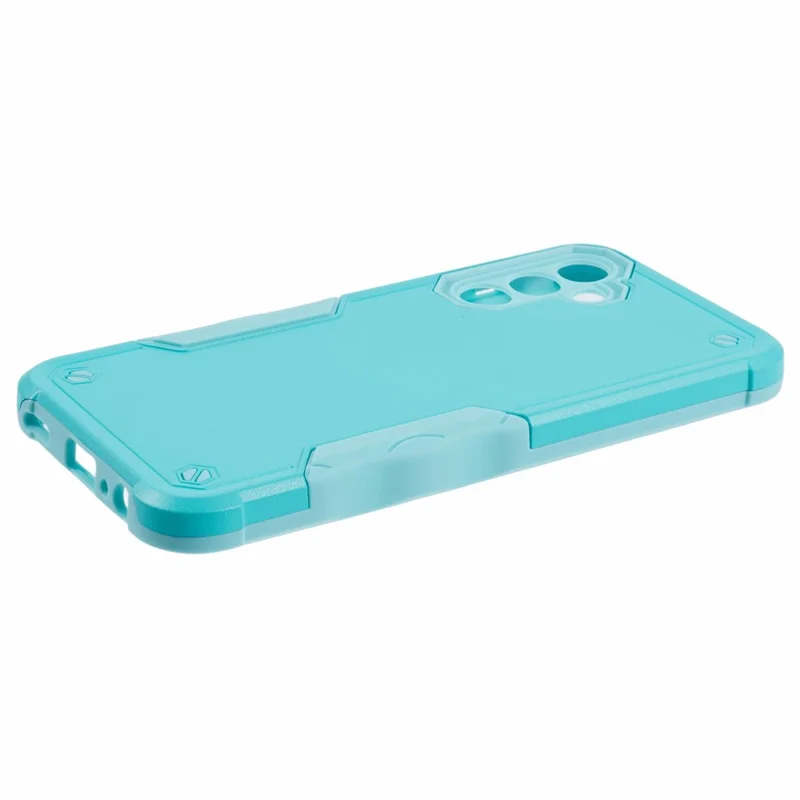 For Samsung Galaxy A15 4G / 5G Phone Case PC+TPU Dual-Layer Protective Cover - Mint Green