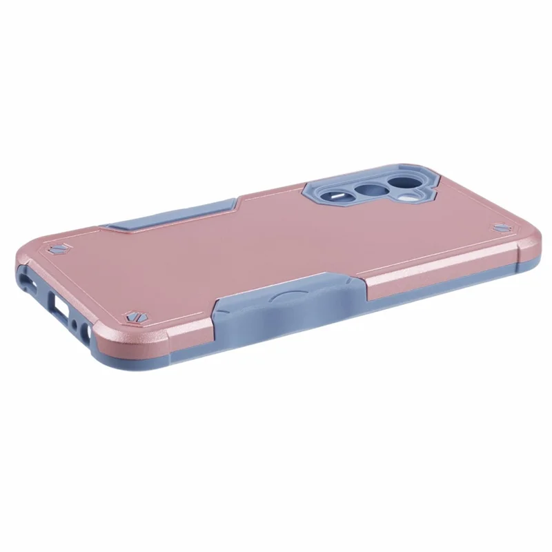 For Samsung Galaxy A15 4G / 5G Phone Case PC+TPU Dual-Layer Protective Cover - Rose Gold
