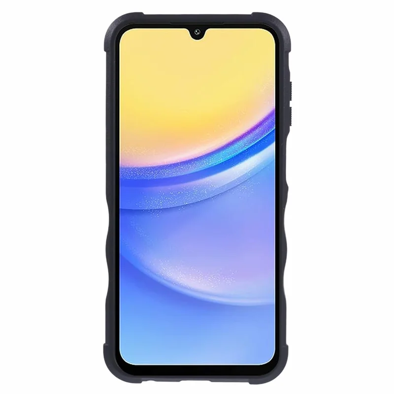 For Samsung Galaxy A15 4G / 5G Case with Kickstand PC+TPU Impact-Resistant Phone Cover - Green