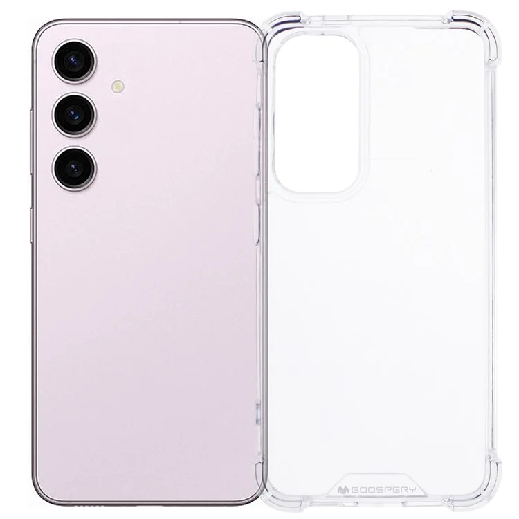 MERCURY GOOSPERY For Samsung Galaxy S24 TPU+Acrylic Case Anti-drop Corner Clear Phone Cover