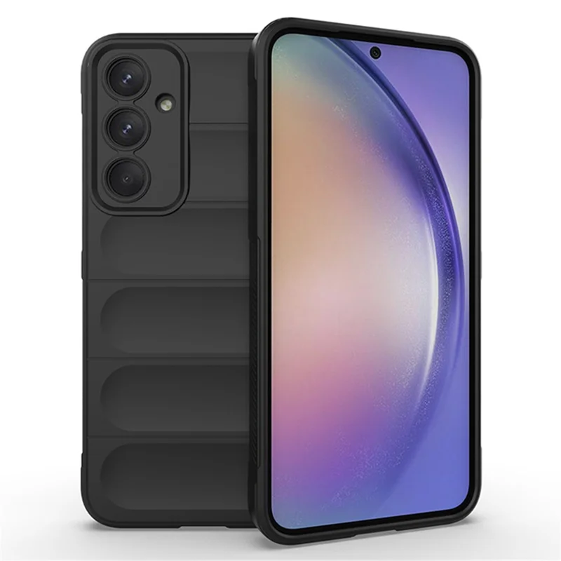 Para Samsung Galaxy A35 5G Capa de Telefone Celular Proteção contra Quedas Capa TPU - Preta