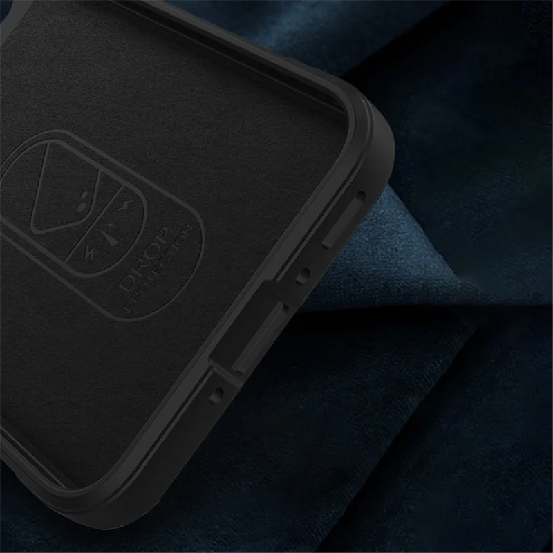 Para Samsung Galaxy A35 5G Capa de Telefone Celular Proteção contra Quedas Capa TPU - Preta