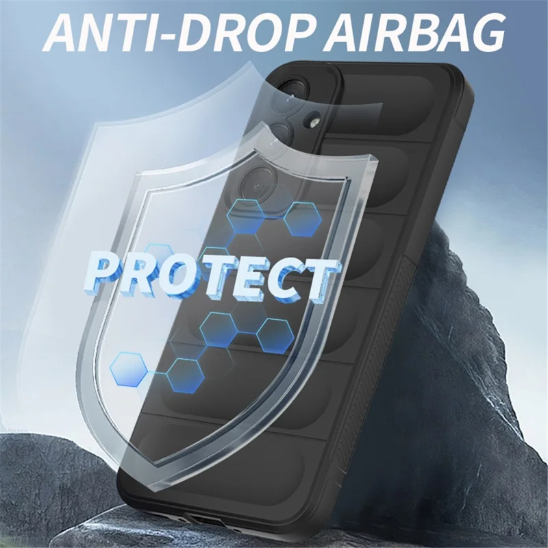 For Samsung Galaxy A35 5G Cell Phone Case Drop Protection TPU Cover - Red