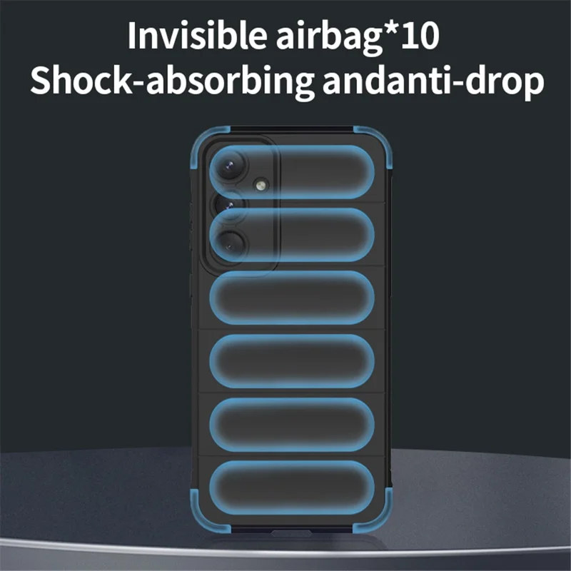 For Samsung Galaxy A35 5G Cell Phone Case Drop Protection TPU Cover - Red