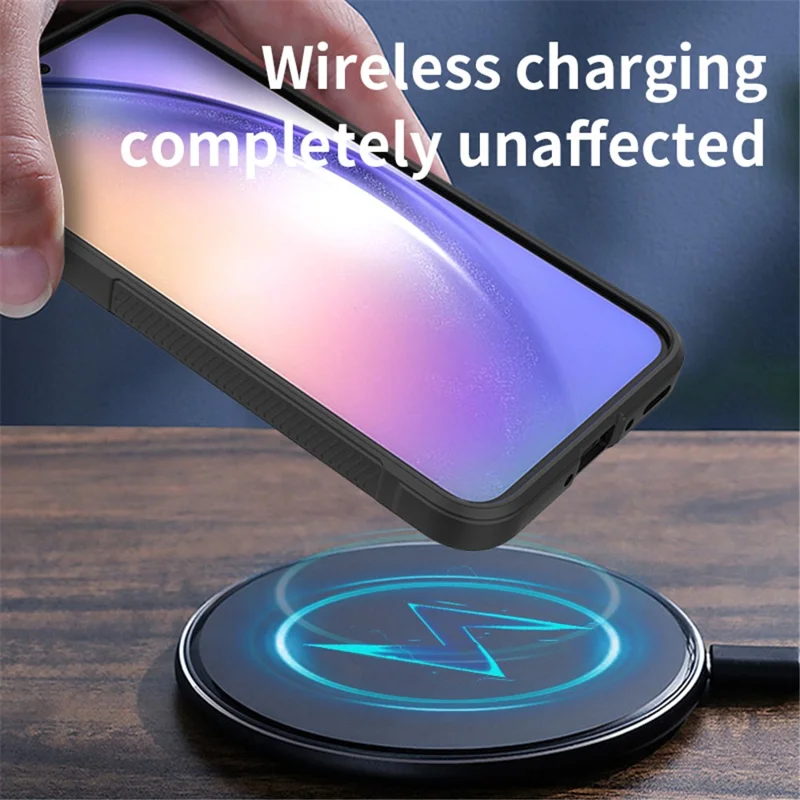 For Samsung Galaxy A35 5G Cell Phone Case Drop Protection TPU Cover - Red