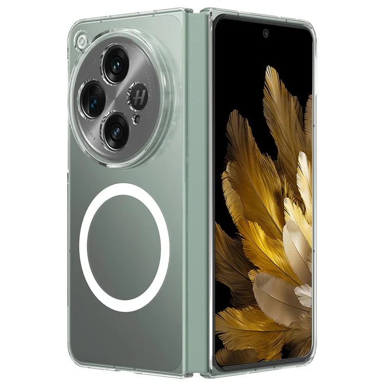 Funda para Oppo Find N3 5G Magnética Acrílica Resistente a Golpes - Transparente
