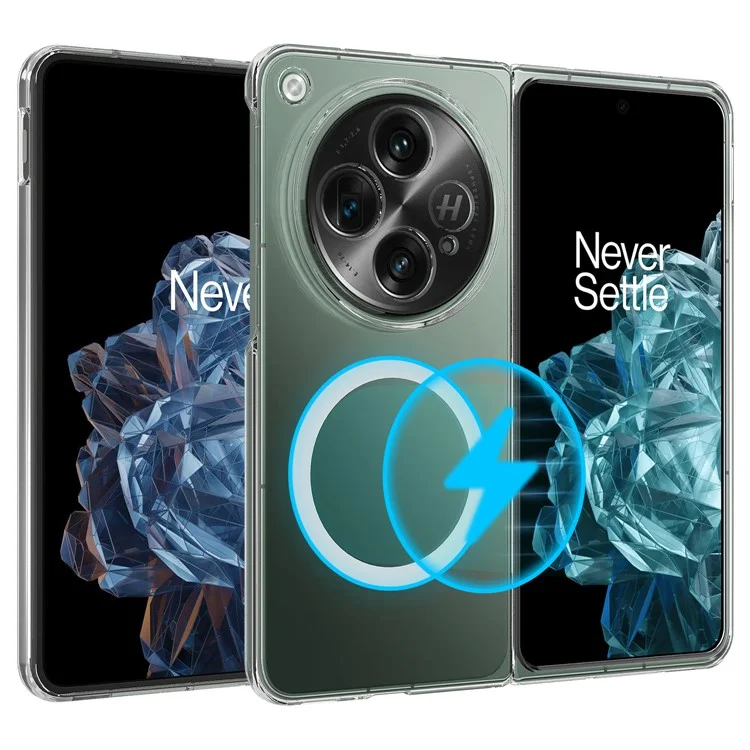 Funda para Oppo Find N3 5G Magnética Acrílica Resistente a Golpes - Transparente
