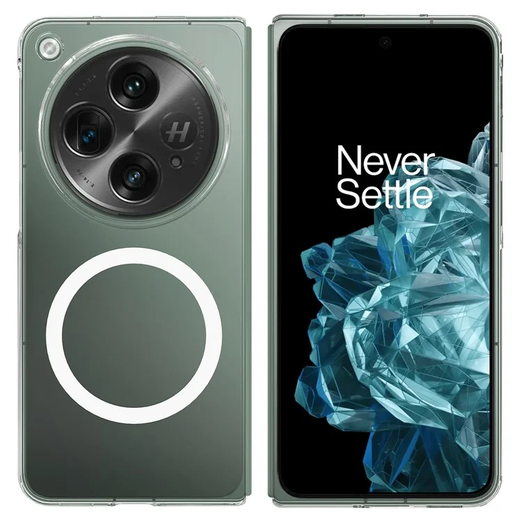 Funda para Oppo Find N3 5G Magnética Acrílica Resistente a Golpes - Transparente