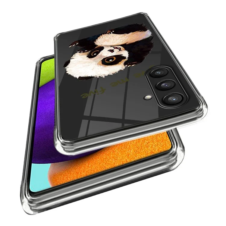 For Samsung Galaxy S24 Phone Case Slim TPU Cover Pattern Printing - Panda