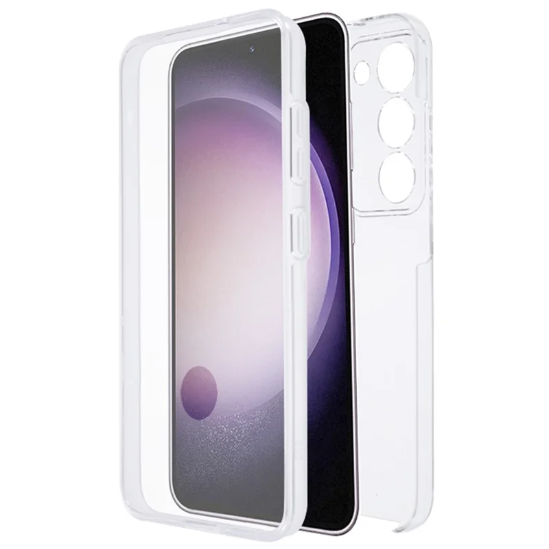 For Samsung Galaxy S25 / S24 Case with PET Film TPU+Acrylic Protective Phone Cover