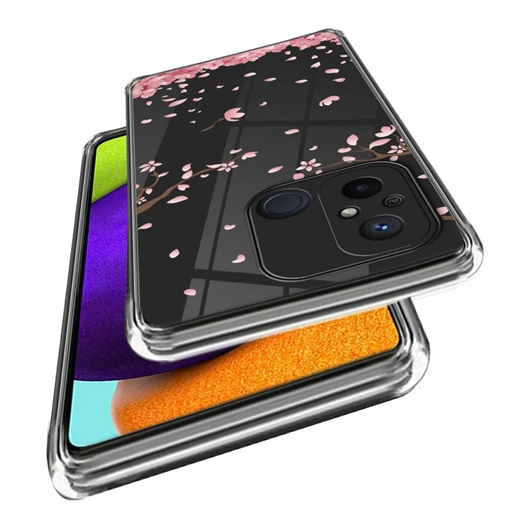 Coque TPU pour Xiaomi Redmi 12C 4G Impression de motif Housse de protection pour téléphone - Sakura