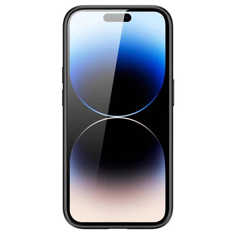 DUX DUCIS Rafi II Series for iPhone 14 Pro Phone Case PU Leather+TPU Cover with Card Slots - Black