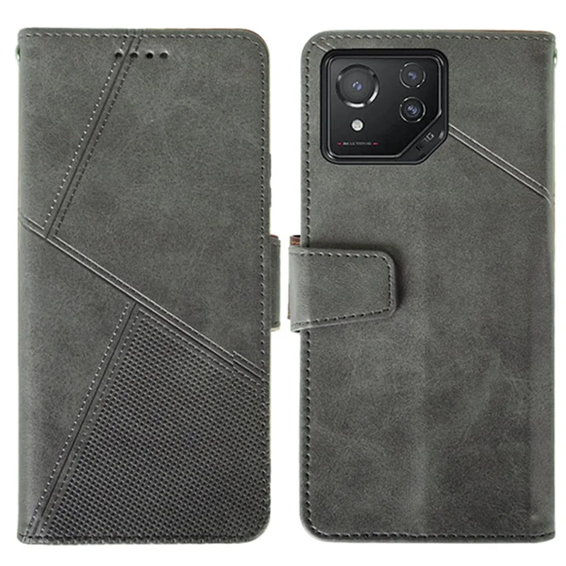 IDEWEI For Asus ROG Phone 8 5G / Phone 8 Pro 5G  Leather Case Calf Texture Wallet Phone Cover - Black