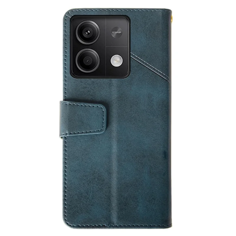 IDEWEI For Xiaomi Redmi Note 13 5G Cell Phone Case Calf Texture Leather Card Slots Cover - Blue