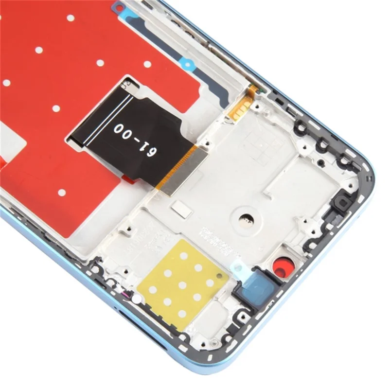 Til Honor 90 Lite 5G OEM Grade S LCD-skærm og digitizer-samling + ramme reparationdel (uden logo) - Blå