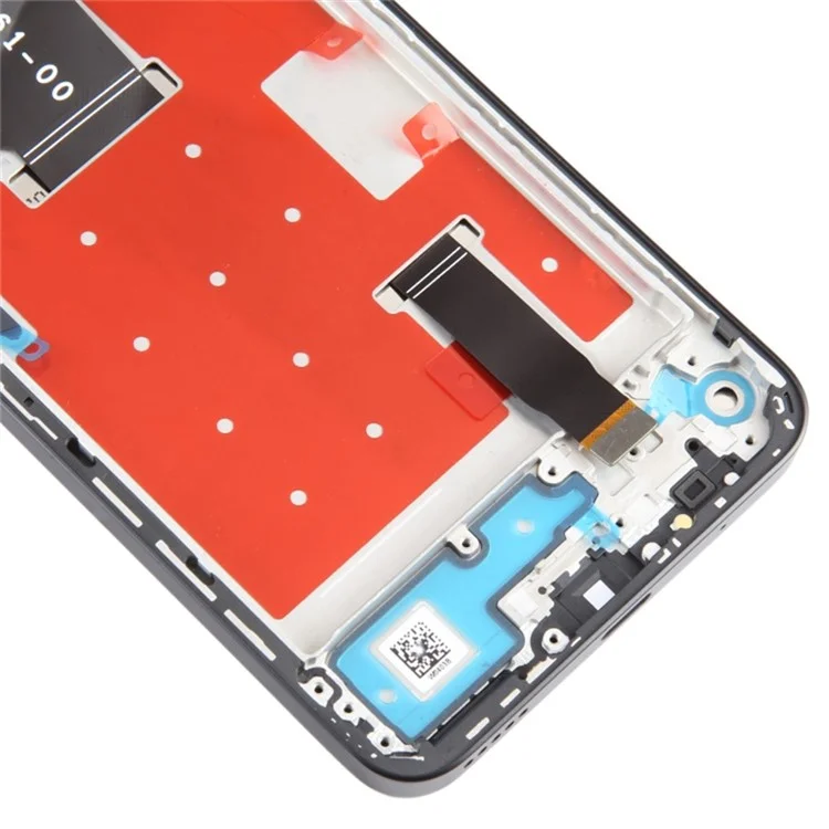 For Honor 90 Lite 5G Grade C LCD-Bildschirm und Digitizer-Baugruppe + Rahmen-Ersatzteil (ohne Logo) - Schwarz