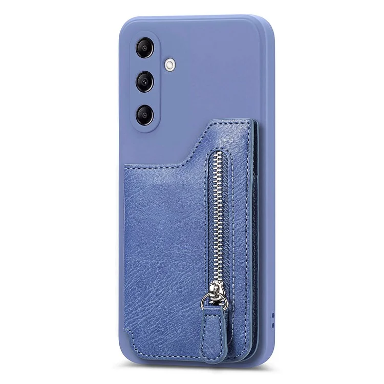 Для Samsung Galaxy A54 5G Cale Plole Case Case PU - Синий