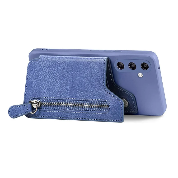 Для Samsung Galaxy A54 5G Cale Plole Case Case PU - Синий