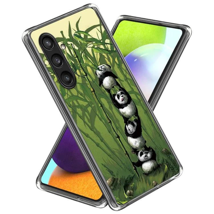 Чехол для телефона Samsung Galaxy S23 FE, защитная крышка с IMD-печатным рисунком - Stacking Pandas