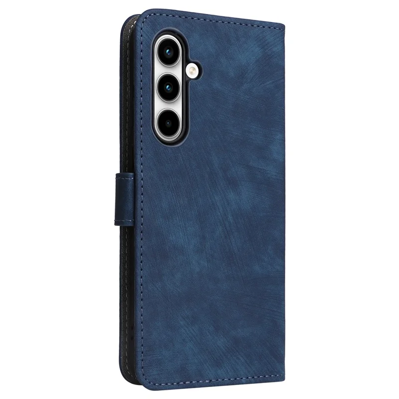 For Samsung Galaxy A35 5G Leather Wallet Case RFID Blocking Phone Cover - Blue