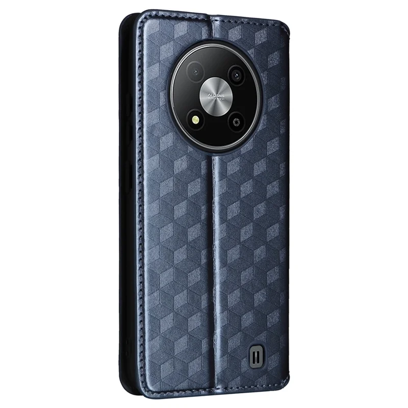 Etui portfelowe na telefon do ZTE Blade A73 Pro 5G / A73 5G / Optus X Pro 5G, skórzana obudowa z magnesem - niebieski