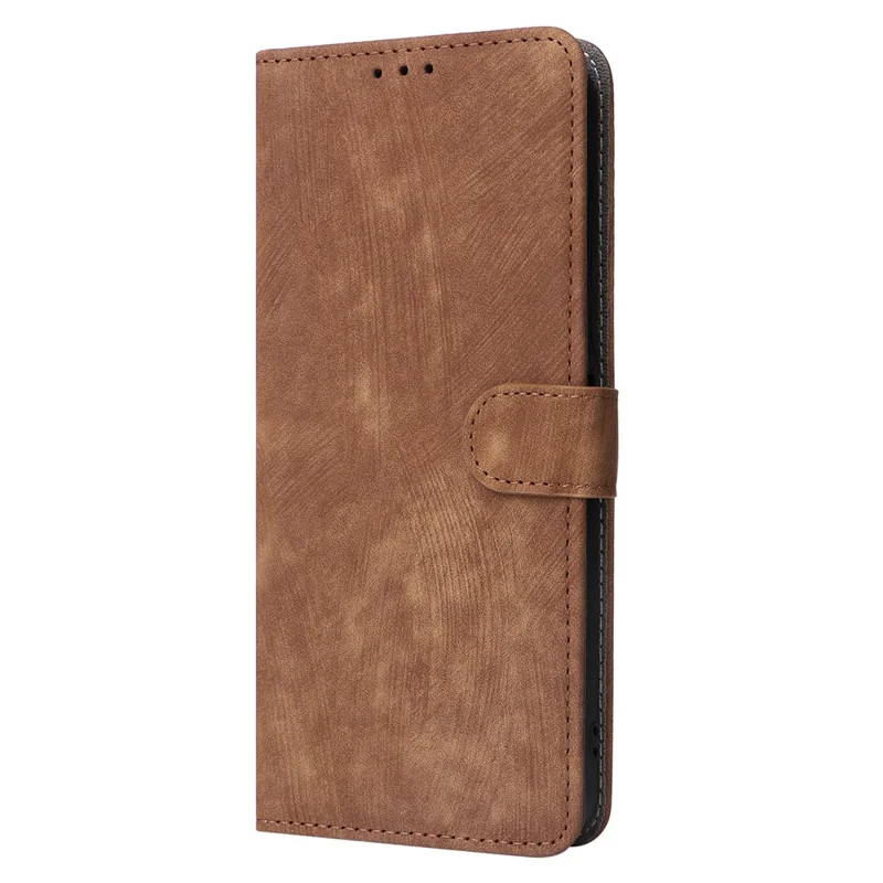 For Xiaomi Poco F6 Pro 5G / Redmi K70 5G / K70 Pro 5G Leather Case with Strap RFID Blocking Phone Wallet - Brown