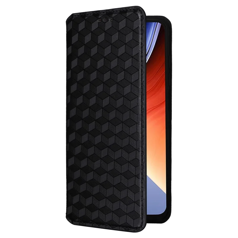 For Blackview A96 Leather Case Wallet Cover Magnetic Auto Closing - Black