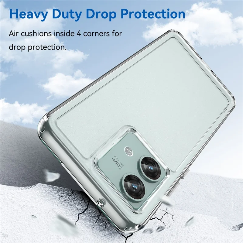 Серия Конфеты Для Motorola Edge 40 Neo 5g Back Guard Case Clear Tpu Cover Cover - Прозрачный