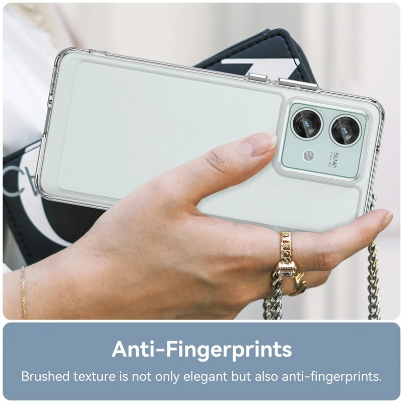 Серия Конфеты Для Motorola Edge 40 Neo 5g Back Guard Case Clear Tpu Cover Cover - Прозрачный