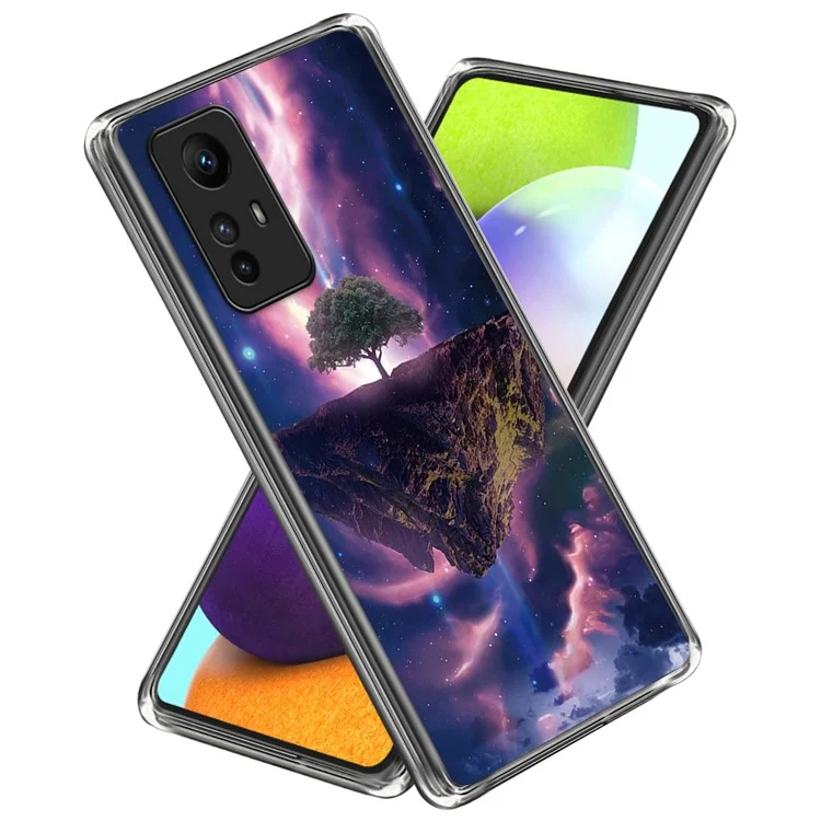 TPU-Hülle für Xiaomi Redmi Note 12S 4G-Schale, ultradünnes Muster-Drucktelefon-Cover - Aurora Night