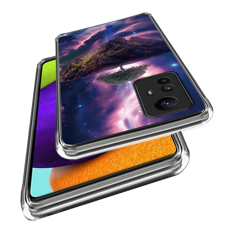 TPU-Hülle für Xiaomi Redmi Note 12S 4G-Schale, ultradünnes Muster-Drucktelefon-Cover - Aurora Night